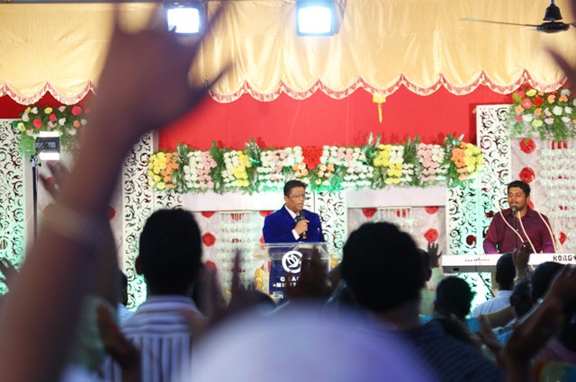 Grace Ministry Celebrated the Feast of Divine Mercy 2018 along with the 5th Anniversary of Prayer Center with grandeur in Mangalore here on April 6, 2018.